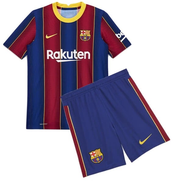 Maillot Football Barcelone Domicile Enfant 2020-21 Bleu Rouge